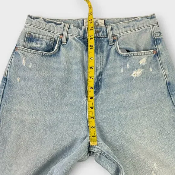 Free People x We The Free Frank Dad Jean in Sunday Blue Size 26 - Picture 8 of 8